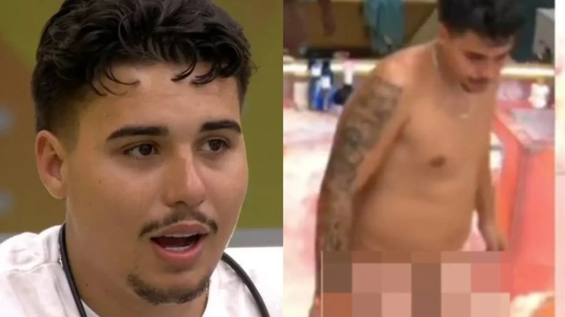 BBB 26: Pedro vira assunto nas redes ao deixar o banheiro sem roupa
